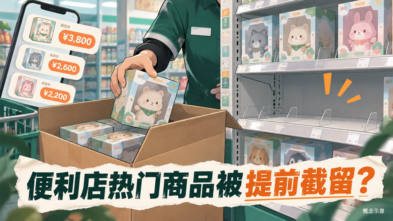 日本7-Eleven警告加盟店：部分门店人员涉嫌提前截留热门角色商品转卖