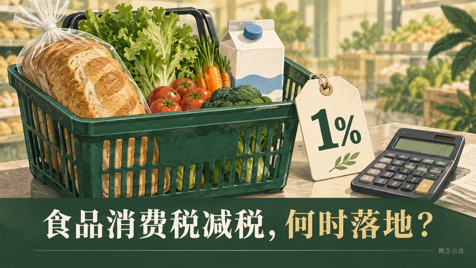 承诺喊了一年，免消费税改成1%最早明年才能降