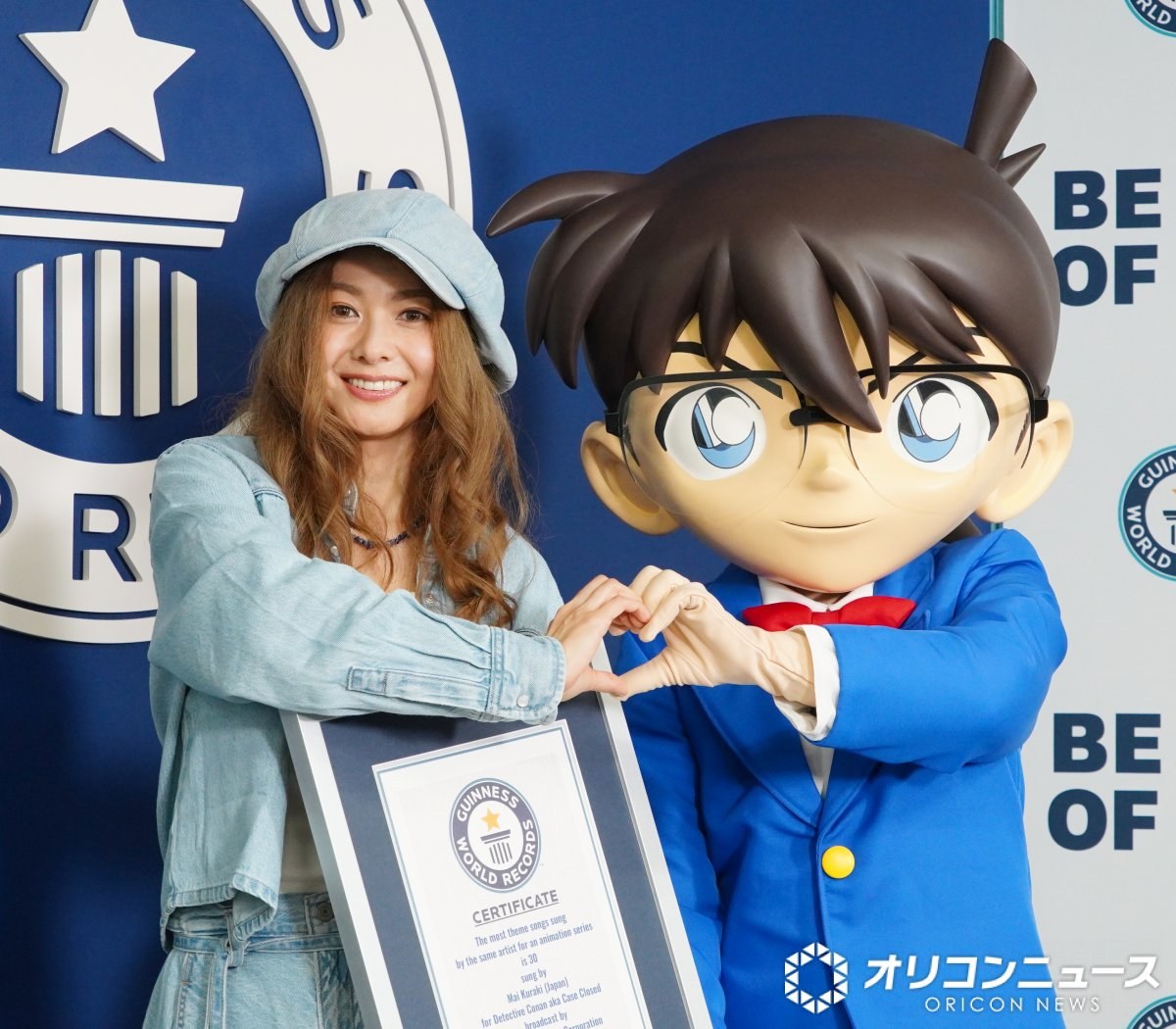 仓木麻衣30首柯南歌曲刷新世界纪录