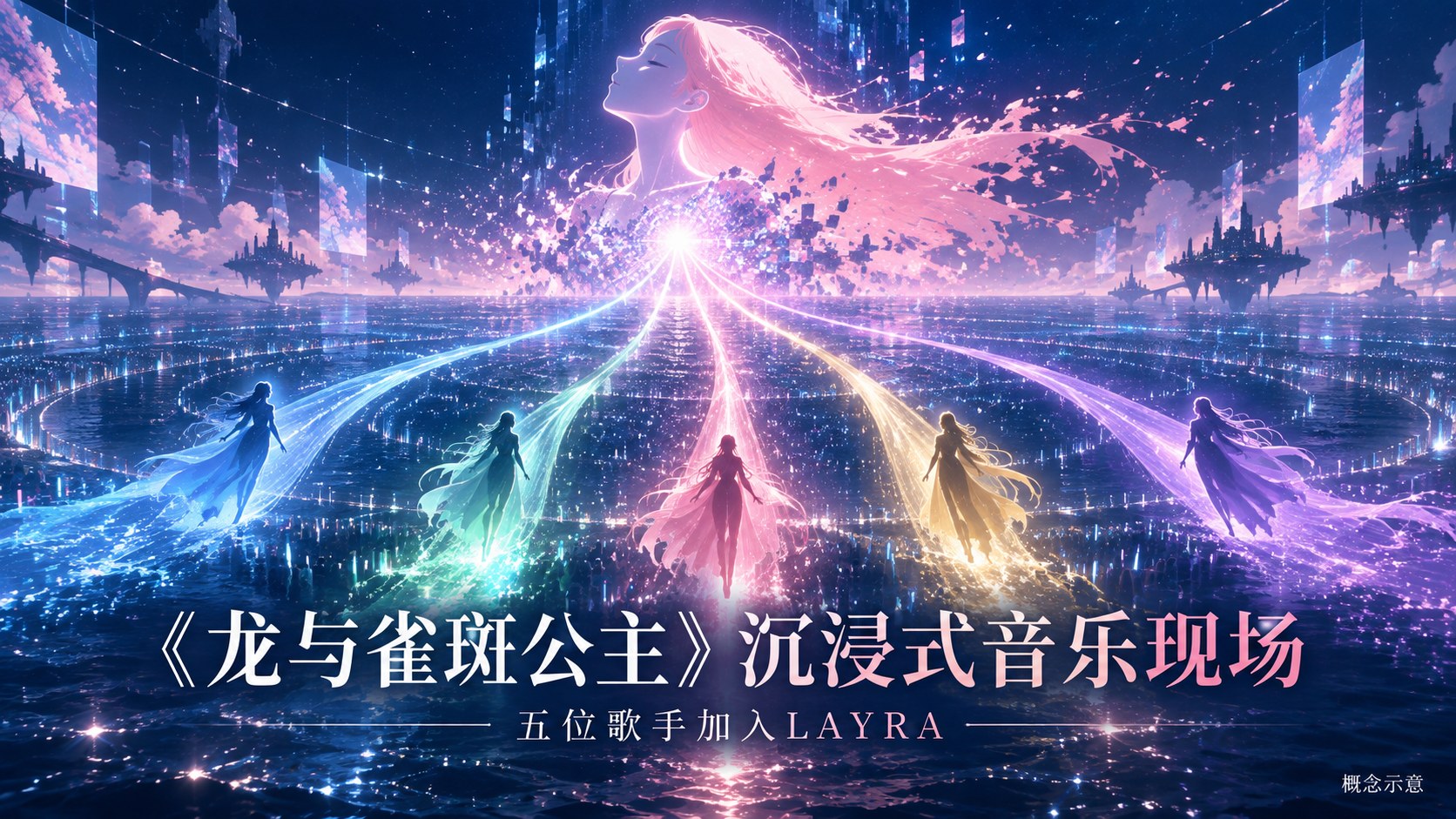 《龙与雀斑公主》沉浸式音乐现场公布五位LAYRA出演者